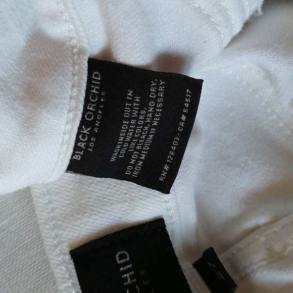 Black orchid white jeans mid rise skinny size 27 - Picture 15 of 17